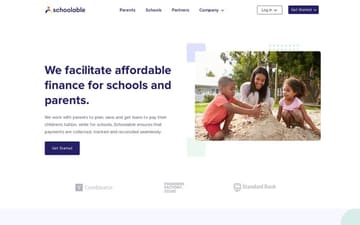 Schoolable: The simple way to plan, save and track tuition payments for schools and parents website preview