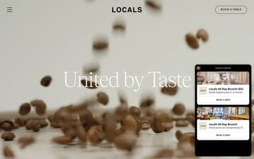 Locals website preview
