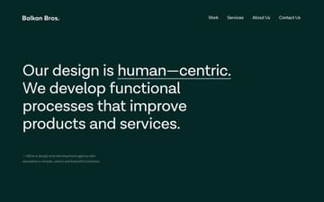 Balkan Bros website preview