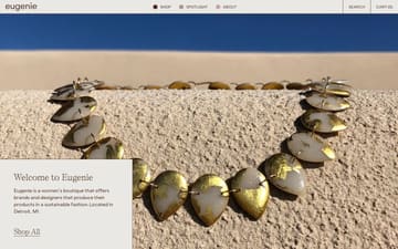 Eugenie Detroit website preview