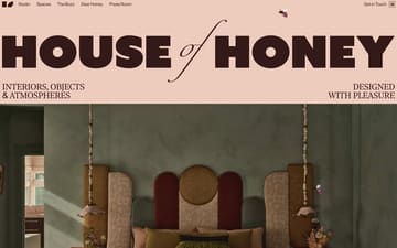 House of Honey website preview