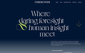Forerunner Ventures website preview