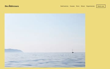 The Addresses website preview