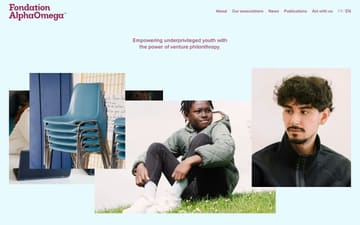 AlphaOmega Fondation website preview