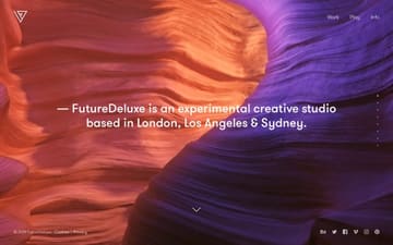 FutureDeluxe website preview