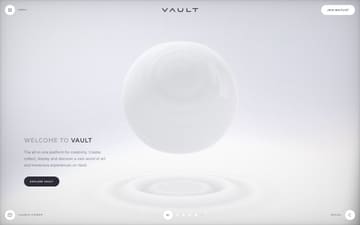 Vault website preview