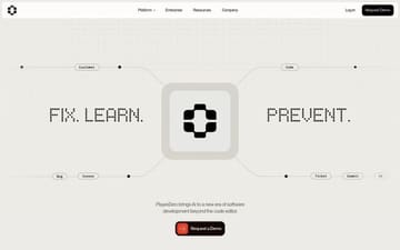 PlayerZero website preview