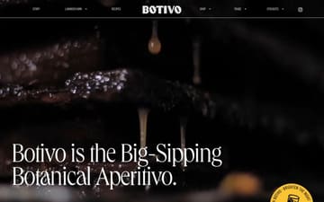 Botivo Drinks website preview