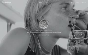 Monastery website preview
