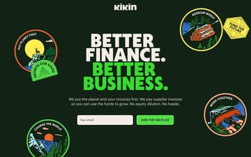 Kikin Finance website preview