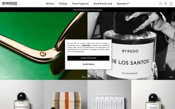 Byredo website preview
