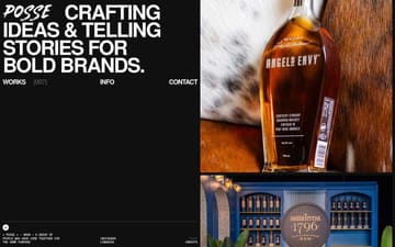 Posse Agency website preview