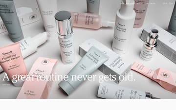 Emma S Skincare website preview