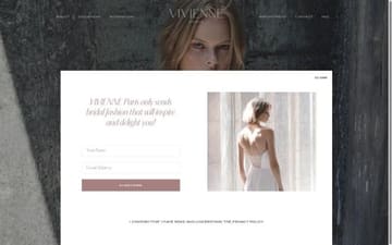 Vivienne-paris website preview