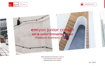 Junior Entreprise Conseil | emlyon junior conseil website preview