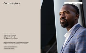 Commonplace website preview