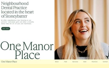 One Manor Place website preview