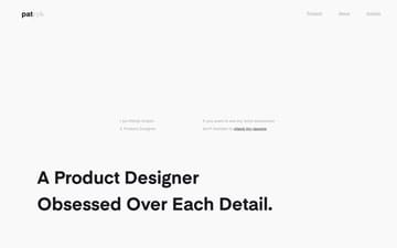 Patryk Kopec website preview