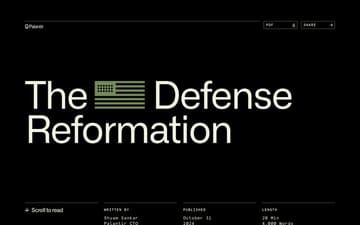 The Defense Reformation website preview