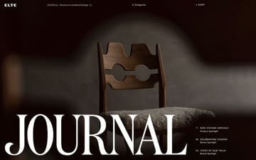 Elte Journal website preview