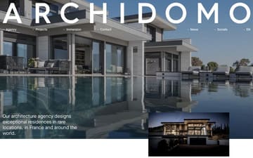 Archidomo website preview