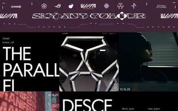 SKY ANY COLOUR website preview