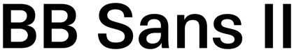 BB Sans II font preview