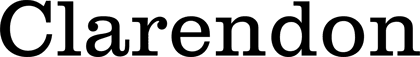 Clarendon font preview