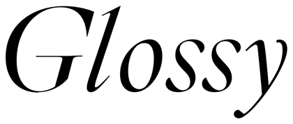 Glossy font preview