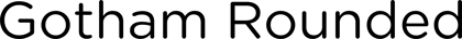 Gotham Rounded font preview
