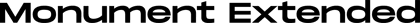 Monument Extended font preview