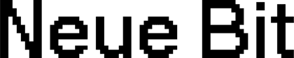 PP Neue Bit font preview