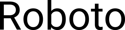 Roboto font preview