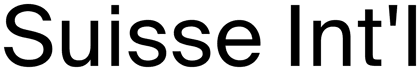 Suisse Int'l font preview