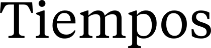 Tiempos font preview