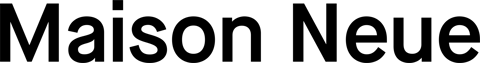 Maison Neue font specimen