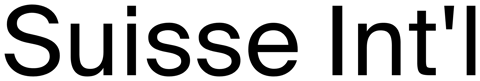Suisse Int'l font specimen