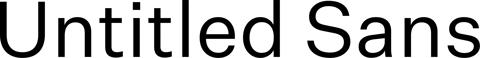 Untitled Sans font specimen