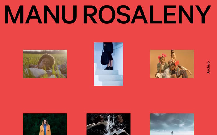 Manu Rosaleny website preview