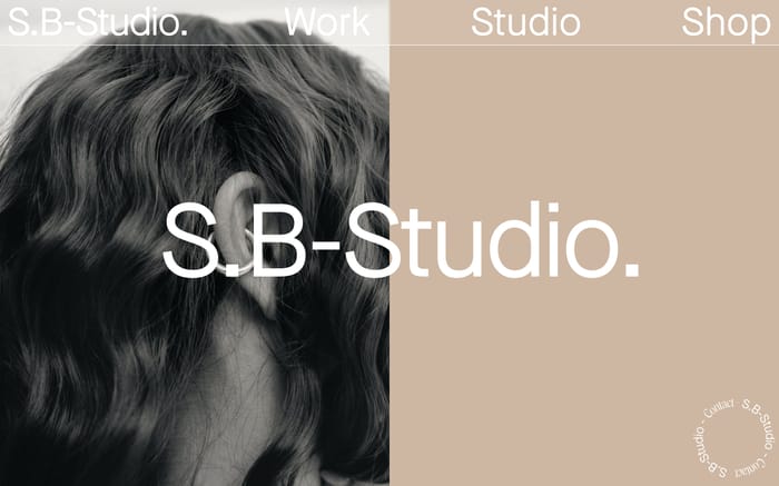 S.B-Studio website preview