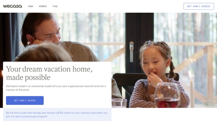 WeCasa website preview