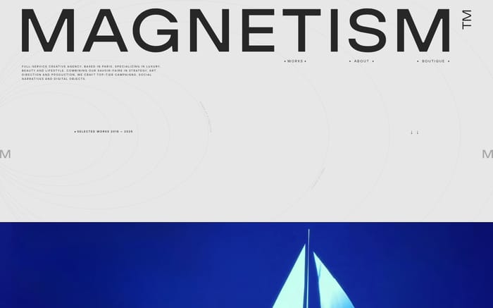 Magnetism website preview