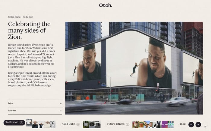 Otoh website preview