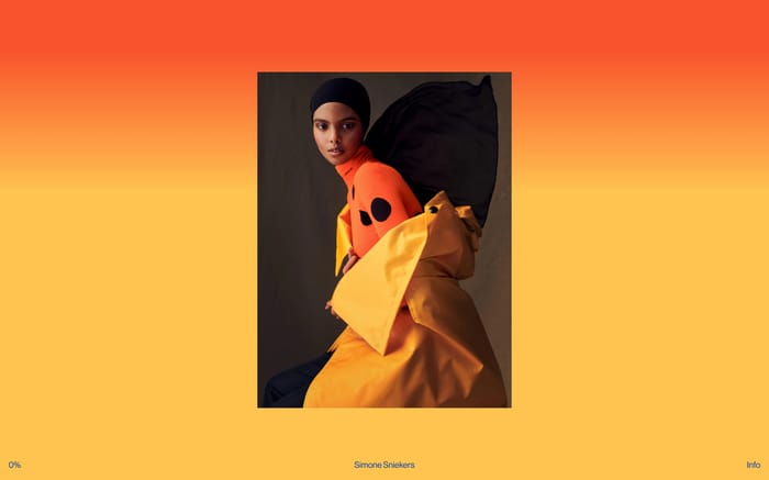 Simone Sniekers website preview