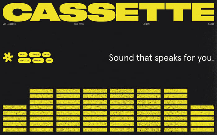 Cassette website preview