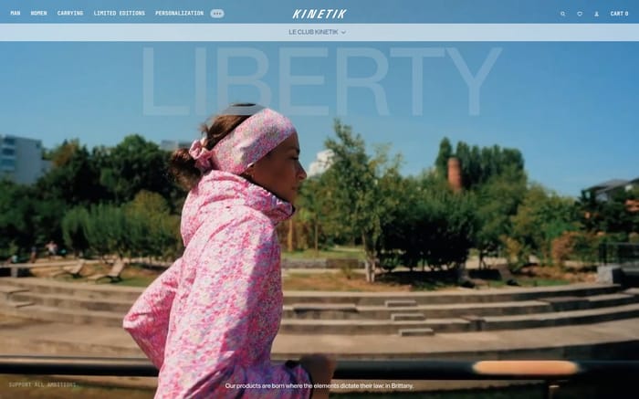 Kinetik website preview