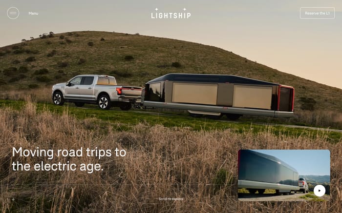 Lightship RV website preview