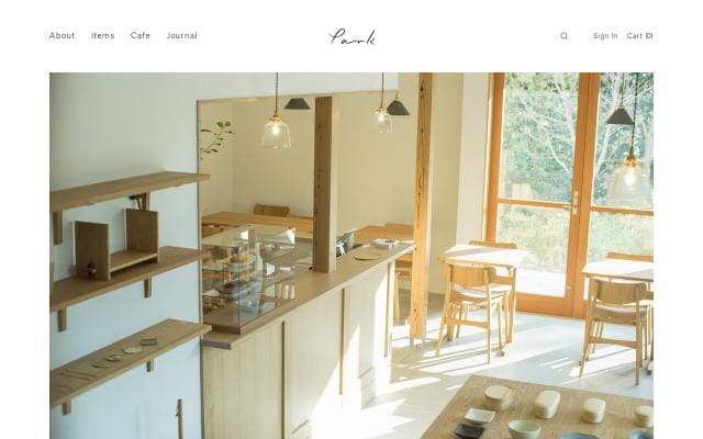 Thisispark website preview