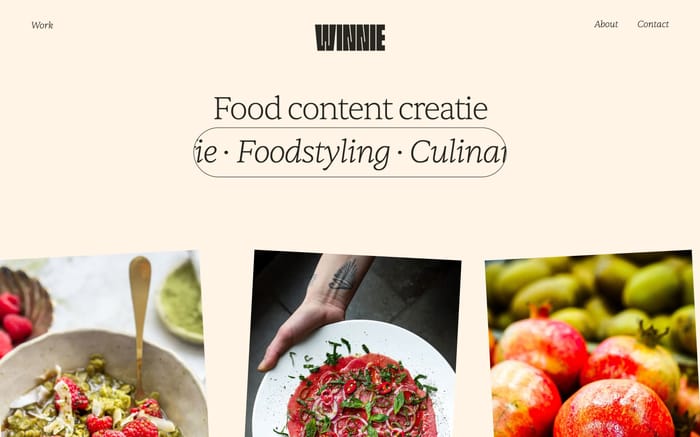 Winnie Verswijvel website preview