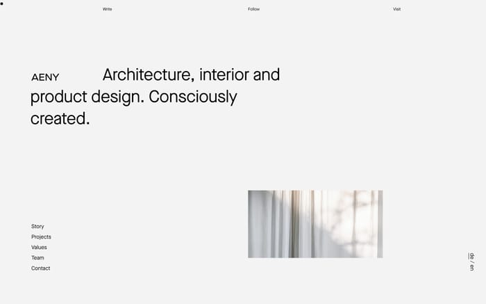 AENY website preview